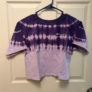 Champion Kids Lavender and Purple Tie-Dye Tee